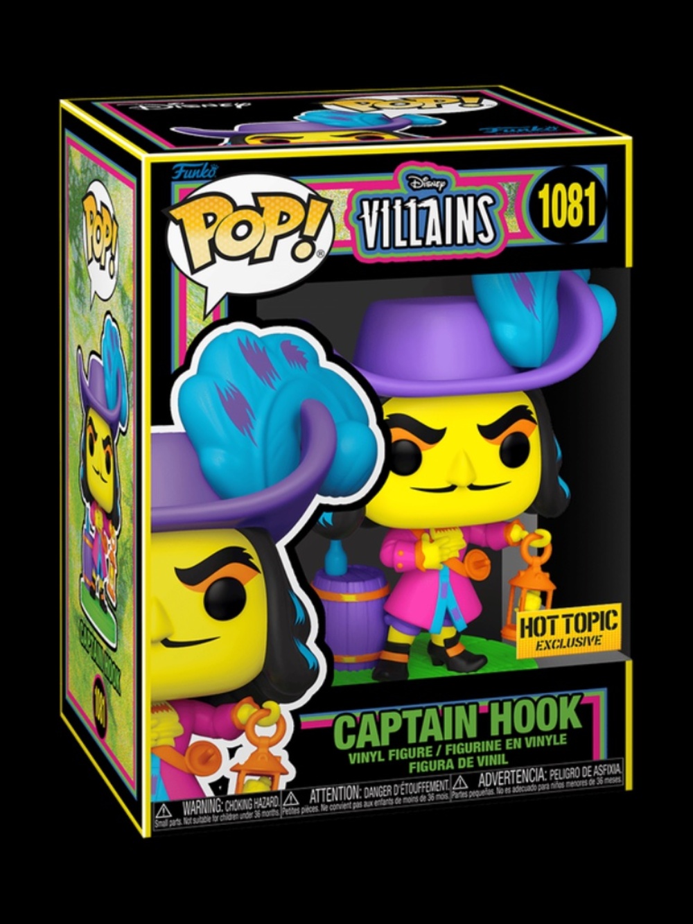 Disney Funko Pop! Captain Hook (Black Light)